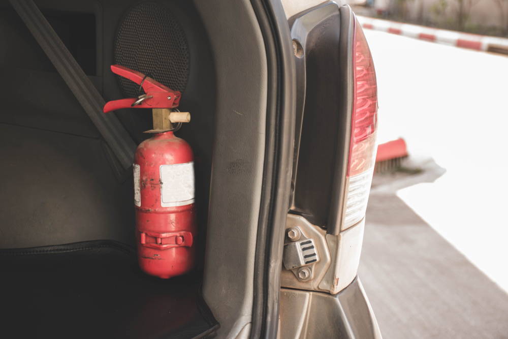 Installing Fire Extinguisher